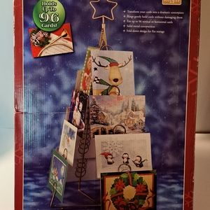 Holiday Christmas Tree 96 Card Holder Decoration